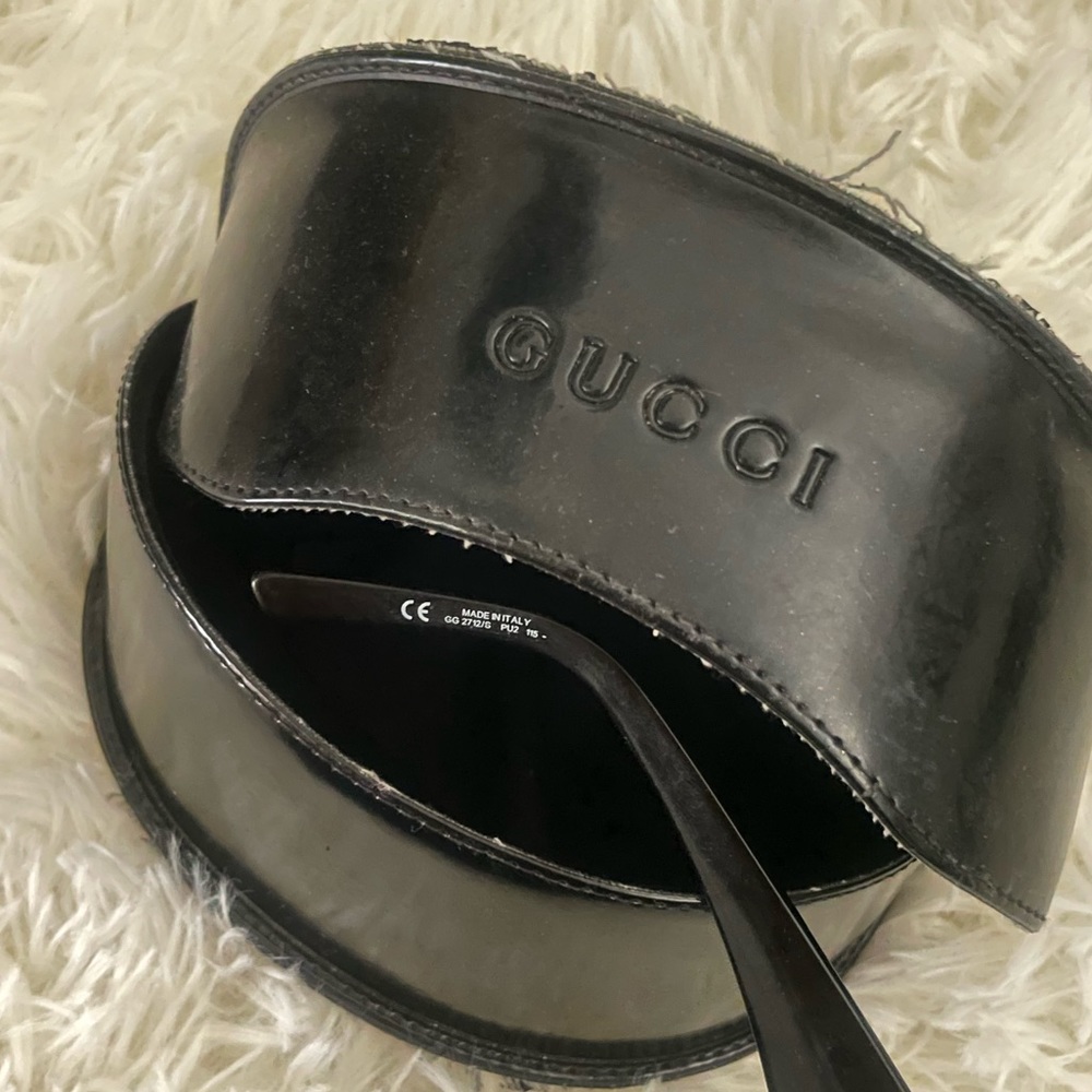 GG 2712/S Gucci Rimless Visor Wrap Around Mirrored Sunglasses - Picture 5 of 7